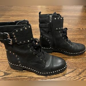 SIZE 9 SAM EDELMAN COMBAT BOOTS